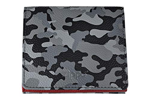 Zippo Herren Doppelseitige Geldbörse Camoflage Grey Geldbörse Grau (Grau) von Zippo