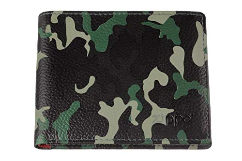 Zippo Herren Kreditkartenetui Camouflage Grün Geldbörse Grün (Grün) von Zippo