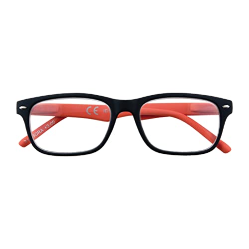 Zippo® -Lesebrille, hergestellt aus einem Weichlinienrahmen, ideal für Männer und Frauen, Diopter +2.00, Orange -Auktionen von Zippo