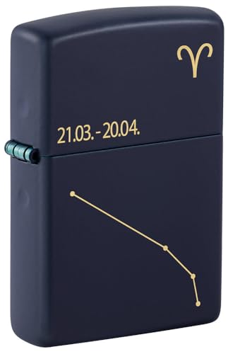 Zippo Navy Blau matt gelasert Aries 60006932 von Zippo