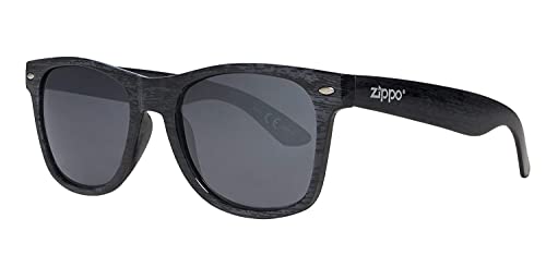 Zippo Unisex Polarized Smoke Flash Mirror Lens Sonnenbrillen, blau, M von Zippo