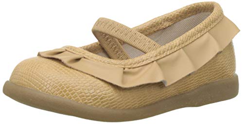 ZIPPY Baby-Mädchen Bailarinas Con Volantes para Bebé Niña Ballerinas, Beige (Camel 82), 19 EU von ZIPPY