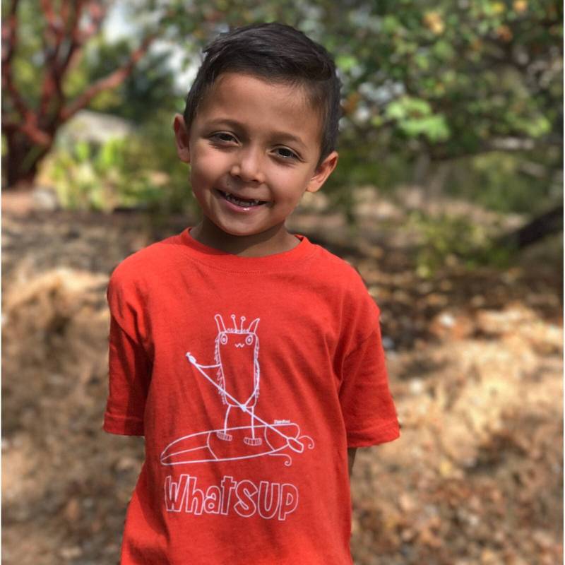 "Whatsup" Stand Up Paddle Board Shirt Süßes Und Lustiges Sup T-Shirt Für Jungen Mädchen von ZippyRooz