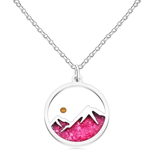 Zircobic Pink Leuchtende Glühende Bergkette im Dunkeln | Senfsamen-Bibelvers „Glaube kann Berge versetzen“ Matthäus 17:20 Ketten | Edelstahl Spiritueller Gebetsschmuck YA5070 Zircobic Pink Leuchtende Glühende Bergkette im Dunkeln | Senfsamen-Bibelvers „Glaube kann Berge versetzen“ Matthäus 17:20 Ketten | Edelstahl Spiritueller Gebetsschmuck YA5070 von Zircobic