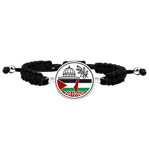 Zircobic | Verstellbares Kordelarmband | Palästinensischer Schmuck | Armband mit symbolischem Design | Ausdruck von Kultur und Solidarität | Accessoire mit kulturellen Wurzeln für den Alltag Zircobic | Verstellbares Kordelarmband | Palästinensischer Schmuck | Armband mit symbolischem Design | Ausdruck von Kultur und Solidarität | Accessoire mit kulturellen Wurzeln für den Alltag von Zircobic