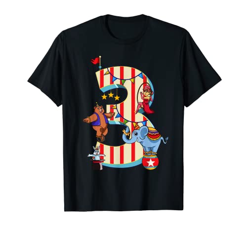 Zirkusdirektor Kinder 3. Dritter Geburtstag Karneval Zirkus T-Shirt Zirkusdirektor Kinder 3. Dritter Geburtstag Karneval Zirkus T-Shirt von Zirkusdirektor Geburtstag Burzeltag Zirkus Freunde