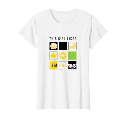 Mädchen mag Sommer Zitrone Zitrusfrüchte T-Shirt von Zitrusfrüchte Zitronen Ironische Zitate