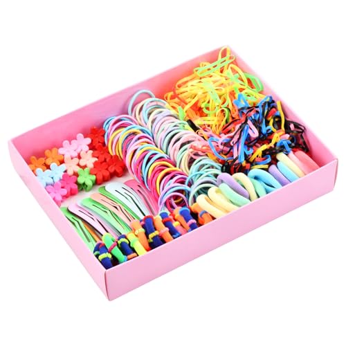 Ziyonix 780 Stück Haarschmuck Mädchen, Baby Haarspangen Geschenkset Haar-Accessoires Vielfalt haarschmuck Pferdeschwanz Clips für Kleinkind Frisuren Mädchen Pferdeschwänze Haar Vielfalt von Ziyonix
