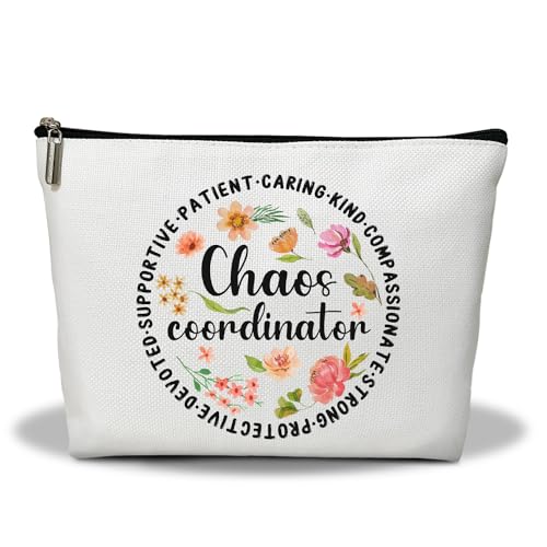 Make-up-Tasche, Blumen-Reise-Make-up-Tasche, Chaos-Koordinator, tragbare Kulturbeutel, Make-up-Tasche, Aufbewahrungs-Make-up-Tasche, Make-up-Tasche, motivierende Geschenke für Frauen, Mutter, Mädchen, von Ziyouza