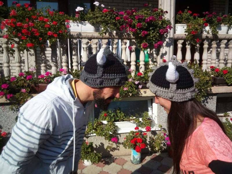 Gehäkelte Wikinger Helm Mütze /Helm Für Jungen/ Mütze/Weihnachtsgeschenke von Zizacraft