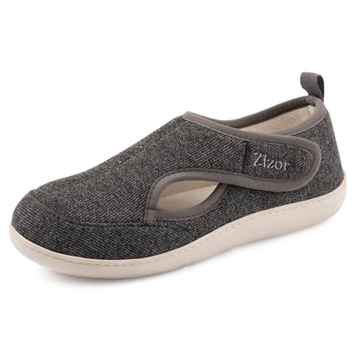 Zizor Damen Ivy Verstellbare Hausschuhe Indoor Outdoor, Grau (Cool Grey), 38.5 EU von Zizor