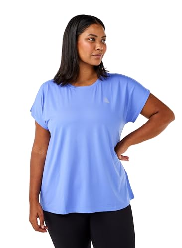 Zizzi Active by Damen Große Größen Fitness T-Shirt Kurzarm Sportshirt Gr Gr L Wedgewood - Plus Size Damen Kleidung Zizzi Active by Damen Große Größen Fitness T-Shirt Kurzarm Sportshirt Gr Gr L Wedgewood - Plus Size Damen Kleidung von Zizzi