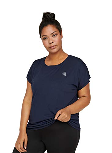 Zizzi Active by Damen Große Größen Fitness T-Shirt Kurzarm Sportshirt Gr Gr XXL Night Sky - Plus Size Damen Kleidung Zizzi Active by Damen Große Größen Fitness T-Shirt Kurzarm Sportshirt Gr Gr XXL Night Sky - Plus Size Damen Kleidung von Zizzi