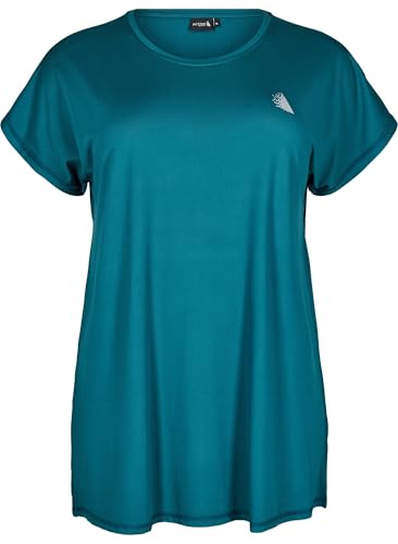 Zizzi Active by Damen Große Größen Lang T-Shirt Kurze Ärmel Größe Gr S Deep Teal Zizzi Active by Damen Große Größen Lang T-Shirt Kurze Ärmel Größe Gr S Deep Teal von Zizzi