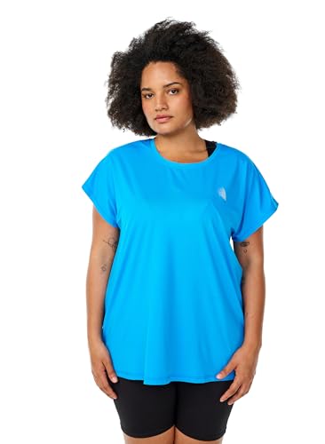 Zizzi Active by Damen Große Größen T-Shirt Kurze Ärmel Größe Gr S Dresden Blue von Zizzi