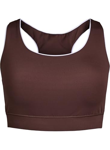 Zizzi Active by Damen große Größen Sport-BH Racerback Größe Gr XL Hot Fudge W Piping Zizzi Active by Damen große Größen Sport-BH Racerback Größe Gr XL Hot Fudge W Piping von Zizzi
