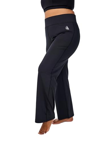 Zizzi Active by Flared Trainingshose Gr Gr M Black von Zizzi