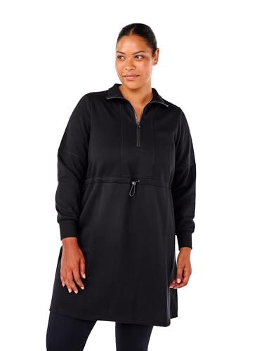 Zizzi Active by Frauen Große Größen Sweatkleid Hoher Ausschnitt Größe 42–60 Gr XL Black Zizzi Active by Frauen Große Größen Sweatkleid Hoher Ausschnitt Größe 42–60 Gr XL Black von Zizzi