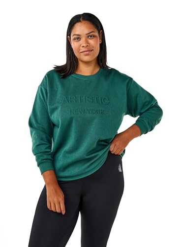 Zizzi Active by Große Größen Damen Sweatshirt Text Größe 42–60 Gr XL Posy Green Zizzi Active by Große Größen Damen Sweatshirt Text Größe 42–60 Gr XL Posy Green von Zizzi