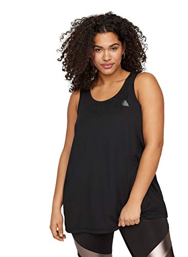 Zizzi Active by Große Größen Damen Trainingstop mit Rundhals Gr - Plus Size Damen Kleidung 46-48 Black von Zizzi