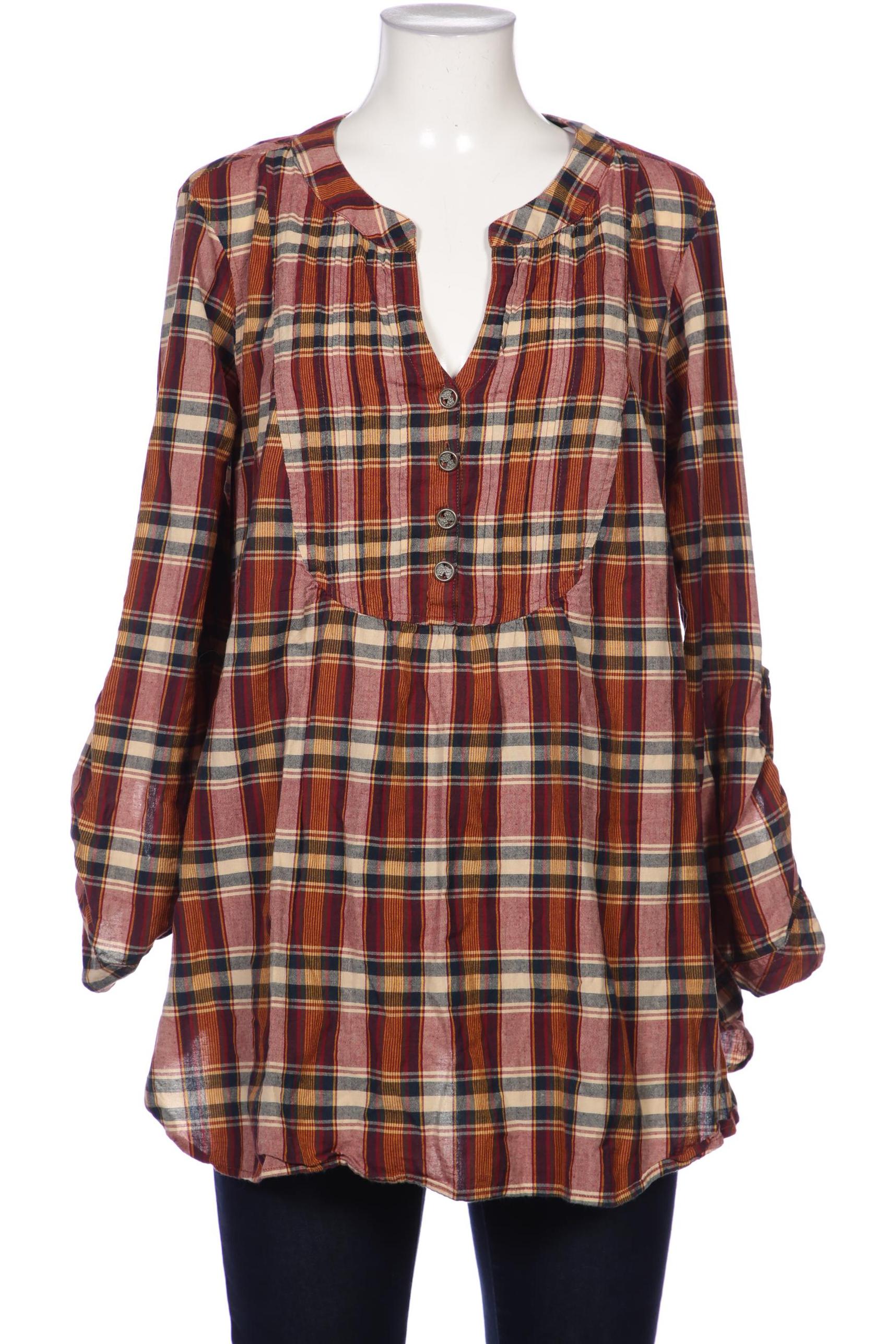 Zizzi Damen Bluse, bordeaux, Gr. 38 von Zizzi