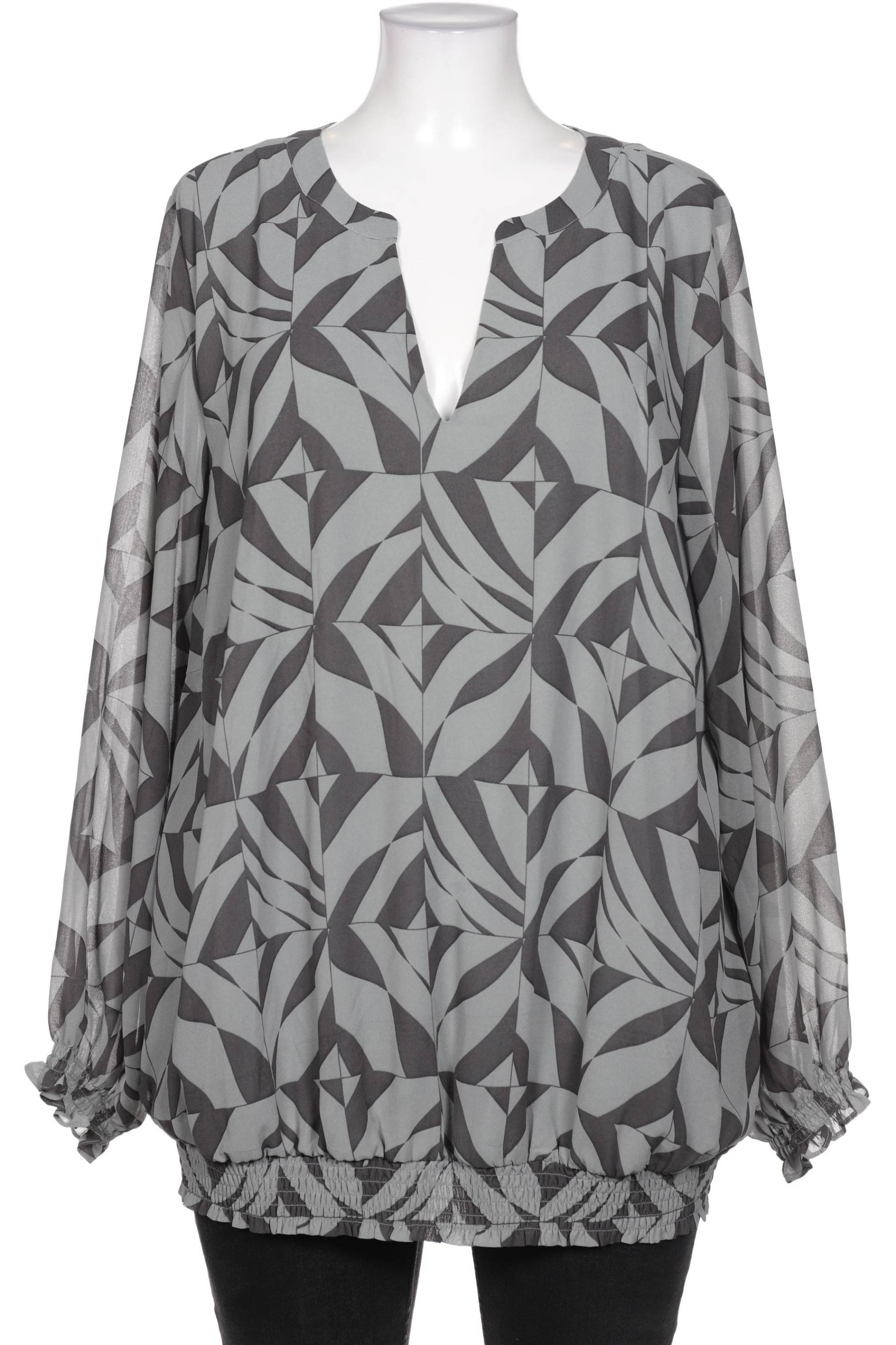 Zizzi Damen Bluse, grau von Zizzi