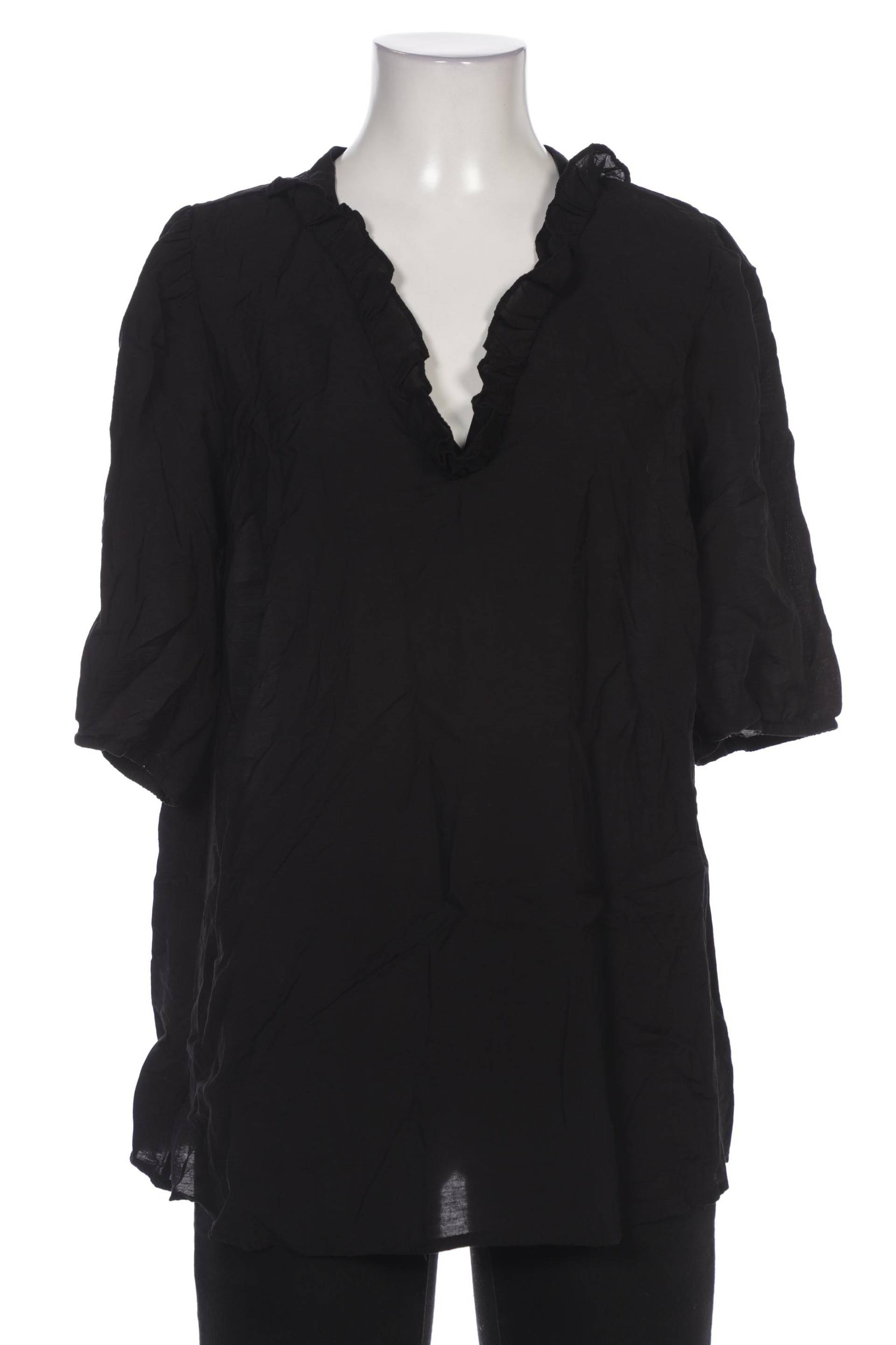 Zizzi Damen Bluse, schwarz von Zizzi