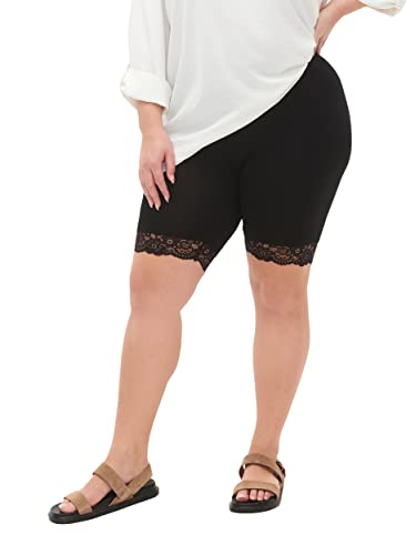 Zizzi Damen Große Größen Fahrradshorts Spitzensaum Gr. Gr XXXL Black Zizzi Damen Große Größen Fahrradshorts Spitzensaum Gr. Gr XXXL Black von Zizzi