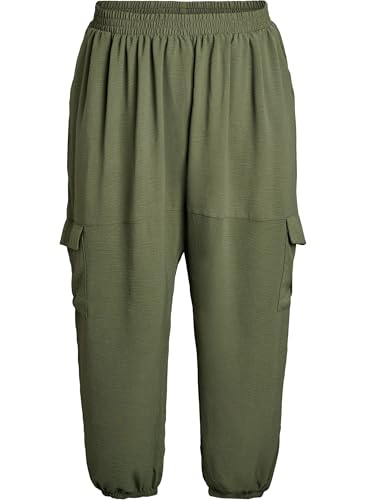 Zizzi Damen Große Größen Haremshose Taschen Elastisch Größe Gr L Thyme Zizzi Damen Große Größen Haremshose Taschen Elastisch Größe Gr L Thyme von Zizzi