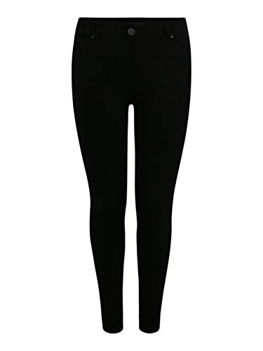 Zizzi Damen Große Größen Hose Slim Fit Eng Stretch Jeggings, Schwarz, 42 von Zizzi