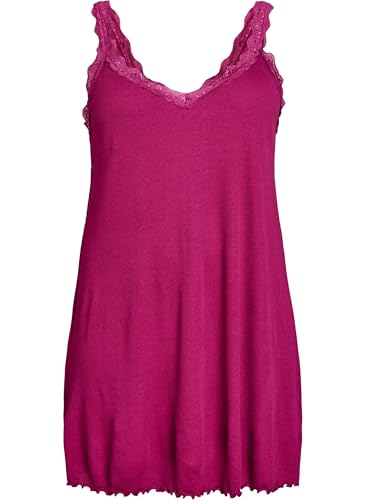 Zizzi Damen Große Größen Nachthemd Spitze Baumwolle Größe Gr M Raspberry Radiance Zizzi Damen Große Größen Nachthemd Spitze Baumwolle Größe Gr M Raspberry Radiance von Zizzi