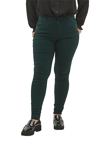 Zizzi Damen Große Größen Slim Fit Hose mit Stretch Gr Gr 46 Scarab von Zizzi