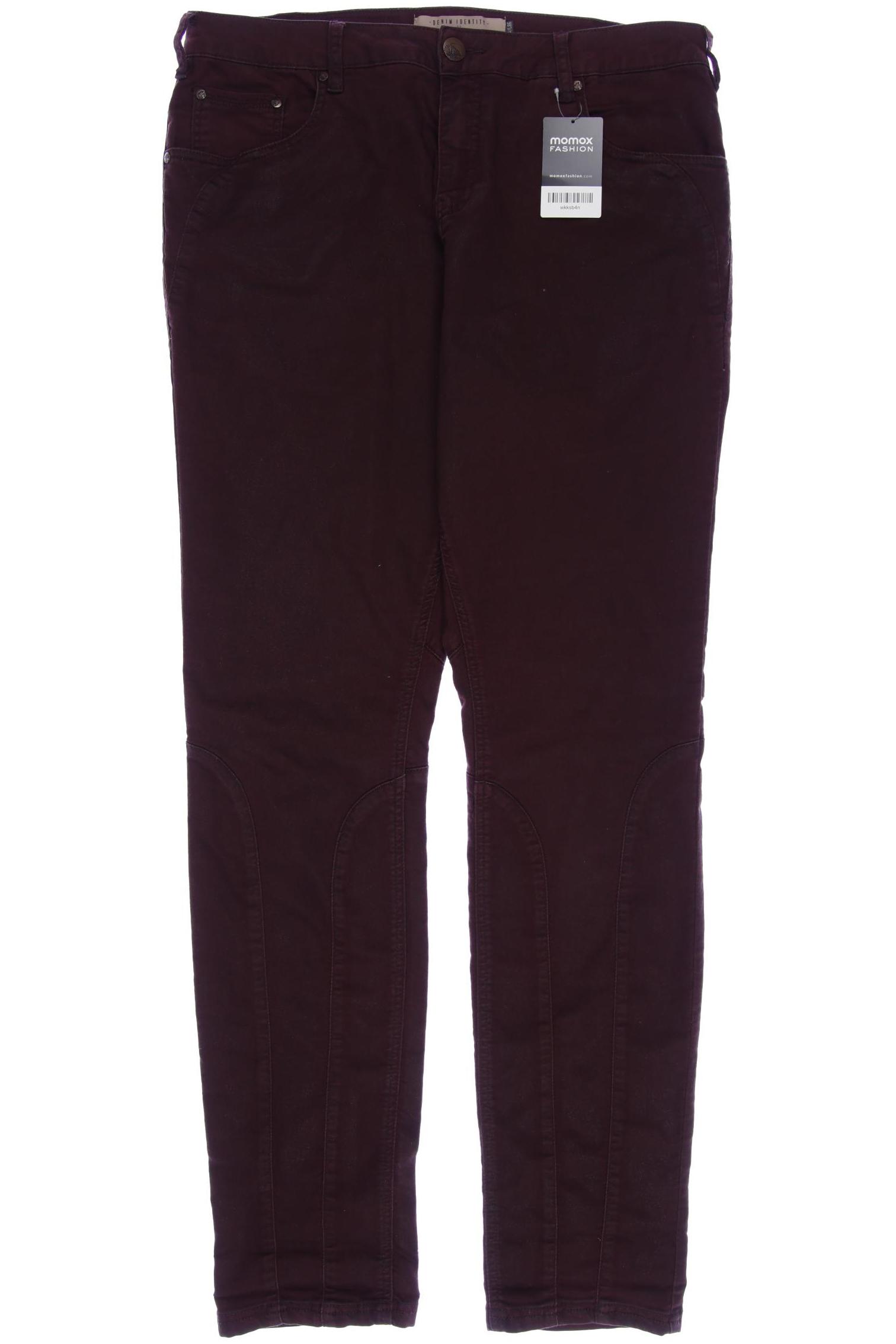 Zizzi Damen Jeans, bordeaux von Zizzi