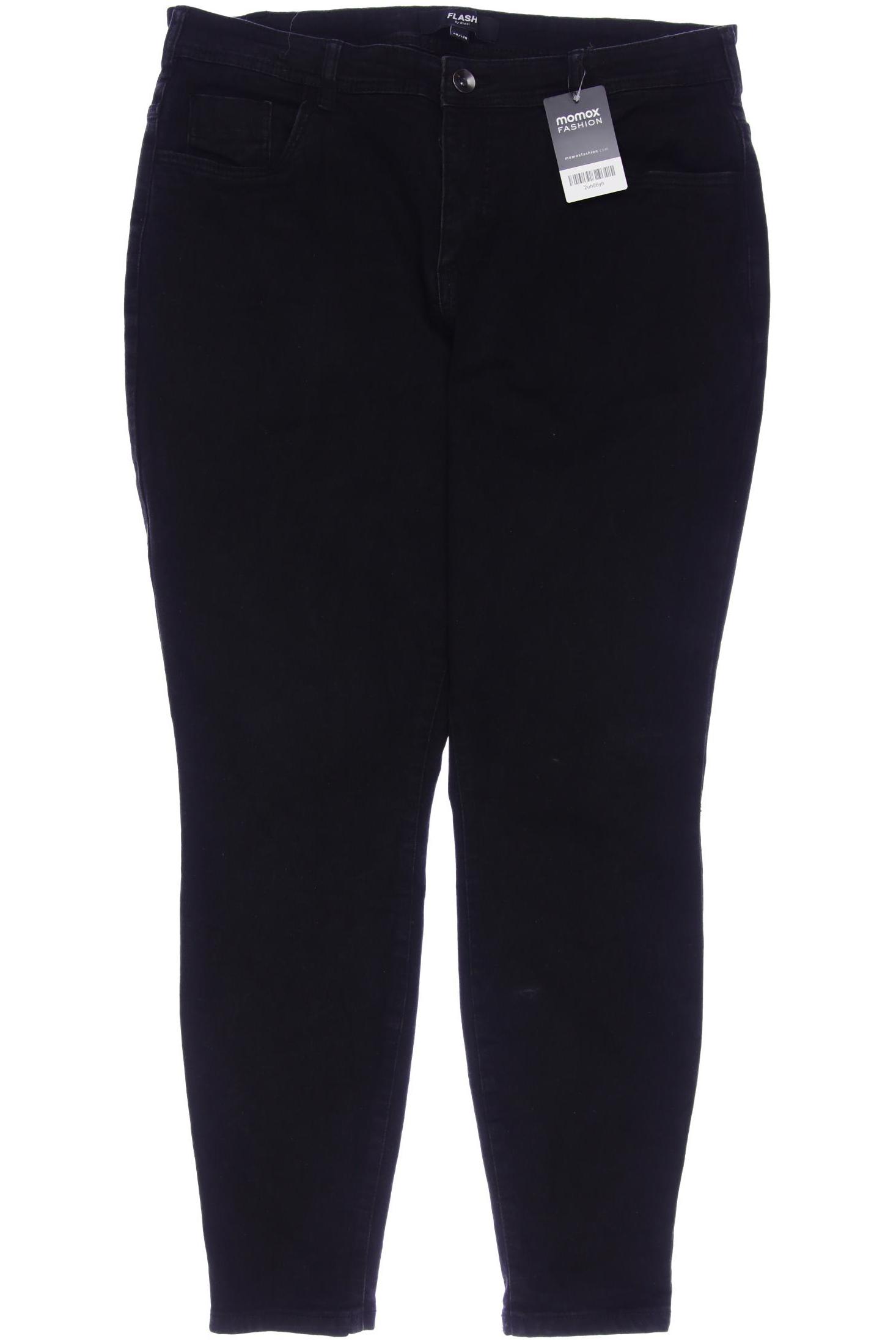 Zizzi Damen Jeans, schwarz von Zizzi