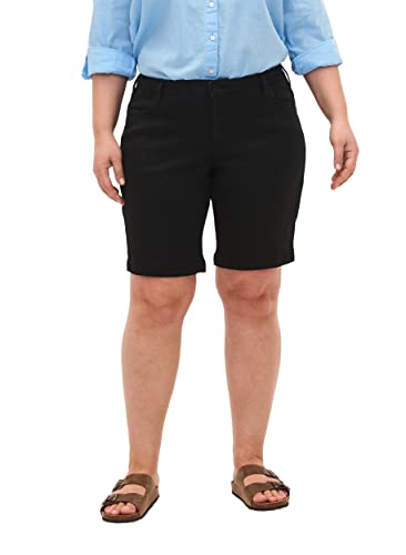 Zizzi Damen Emily Shorts, Schwarz (Black 0199), W(Herstellergröße: 42) von Zizzi