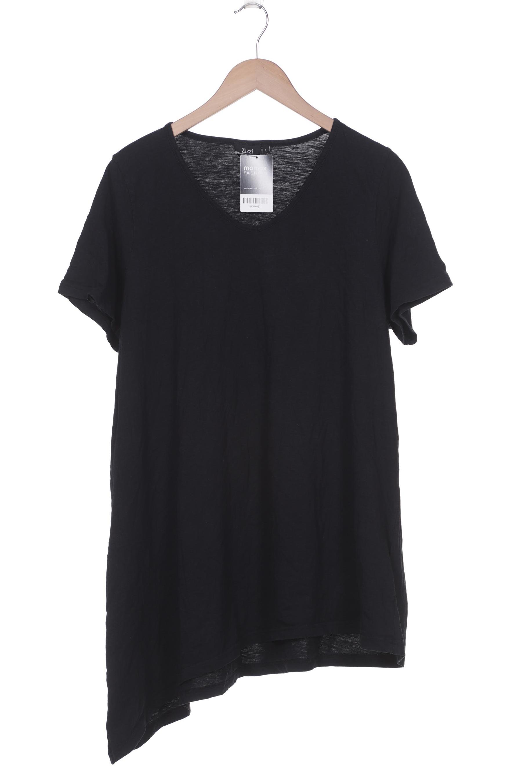 Zizzi Damen T-Shirt, schwarz, Gr. 42 von Zizzi