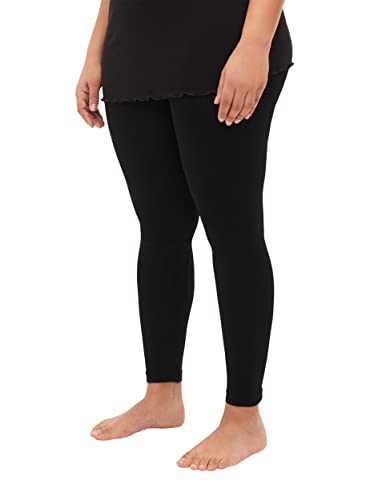 Zizzi Damen große Größen Leggings Nahtlose Basis Gr - Plus Size Damenkleidung 50-52 Black von Zizzi