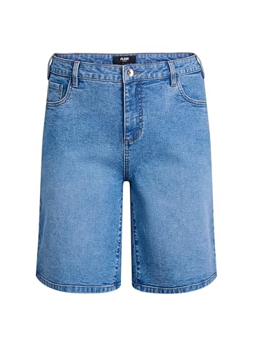 Zizzi Flash by Damen Große Größen Denim Shorts Weiter Schnitt Größe Gr 50 Light Blue Denim Zizzi Flash by Damen Große Größen Denim Shorts Weiter Schnitt Größe Gr 50 Light Blue Denim von Zizzi