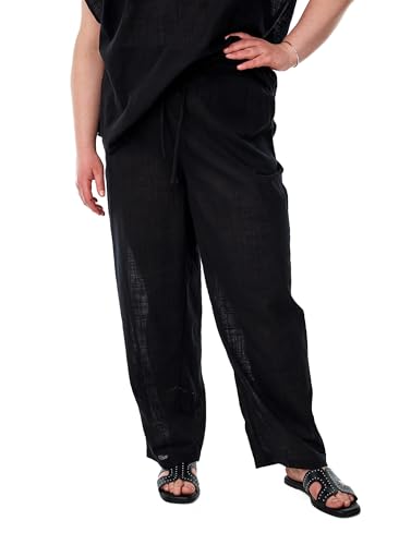 Zizzi Flash by Damen Große Größen Hose Taschen Elastikbund Größen Gr L Black von Zizzi