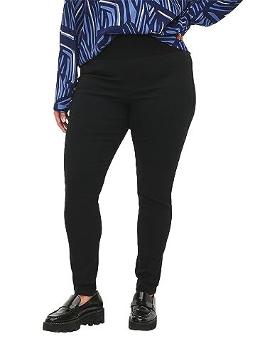 Zizzi Flash by Damen Große Größen Jeggings Baumwolle elastisch Größe 42–60 42-44 Black von Zizzi