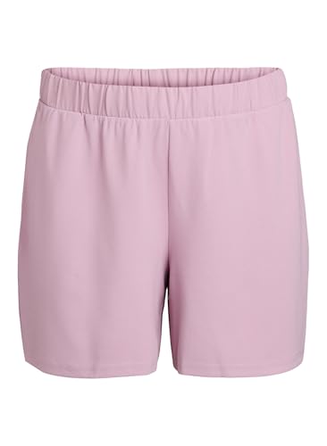 Zizzi Flash by Damen Große Größen Kurze Hosen Taschen Lockere Passform Gr. Gr S Mauve Shadows von Zizzi