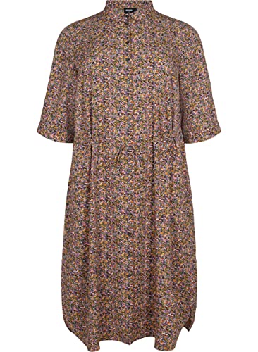 Zizzi Flash by Damen Große Größen Midikleid Knöpfe Print Gr 58-60 Multi Ditsy Zizzi Flash by Damen Große Größen Midikleid Knöpfe Print Gr 58-60 Multi Ditsy von Zizzi