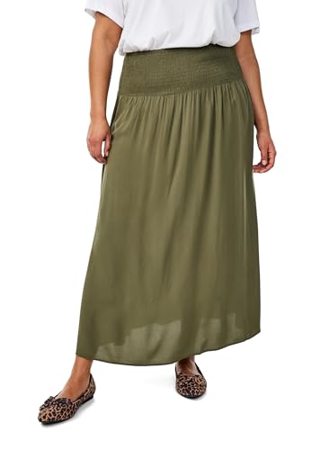 Zizzi Flash by Damen Große Größen Rock Maxi Viskose Größe Gr L Kalamata von Zizzi