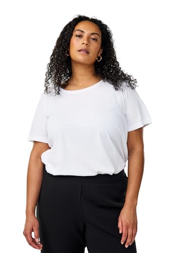 Zizzi Flash by Damen Große Größen T-Shirt 2er-Pack Rundhals Größe Gr M Black/White Zizzi Flash by Damen Große Größen T-Shirt 2er-Pack Rundhals Größe Gr M Black/White von Zizzi