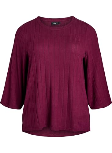Zizzi Frauen Große Größen Bluse 3/4-Ärmel Viskose Größe Gr L Fig von Zizzi