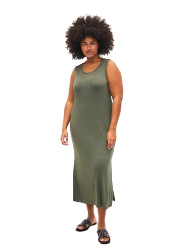 Zizzi Frauen Große Größen Kleid Viskose Geripptes Trägerloses Kleid Größe Gr S Thyme Zizzi Frauen Große Größen Kleid Viskose Geripptes Trägerloses Kleid Größe Gr S Thyme von Zizzi
