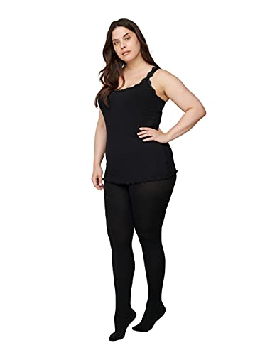 Zizzi Große Größen Damen Thermo-Strumpfhose Gr 42-46 Schwarz von Zizzi