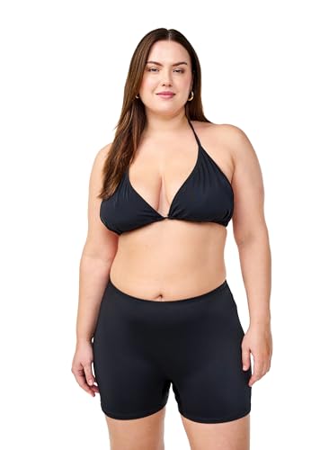 Zizzi Swim by Damen Große Größen Bikini Hose Reguläre Taillenhöhe Gr 42 Black von Zizzi