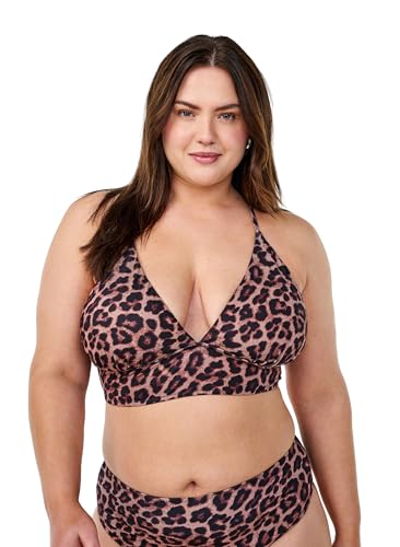 Zizzi Swim by Damen Große Größen Bikini Oberteil Bindeband Größe Gr 46 Leopard AOP Zizzi Swim by Damen Große Größen Bikini Oberteil Bindeband Größe Gr 46 Leopard AOP von Zizzi