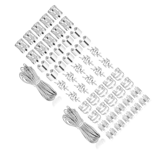 52Lots Haardekoration Bündel Multipacks Geflecht Loc Verzierungen Haarringe Für Männer Frauen Jungen Mädchen von Zktfyshk